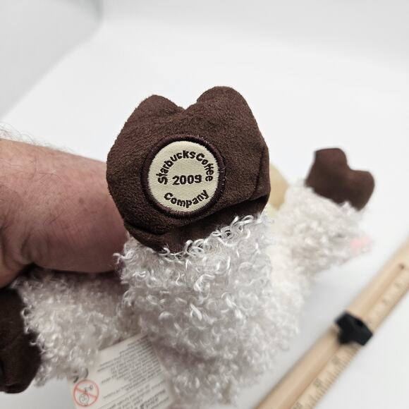 Starbucks Coffee Bearista Bear Collection Lamb Plush 10" 2009 Stuffed NWT - Picture 3 of 9